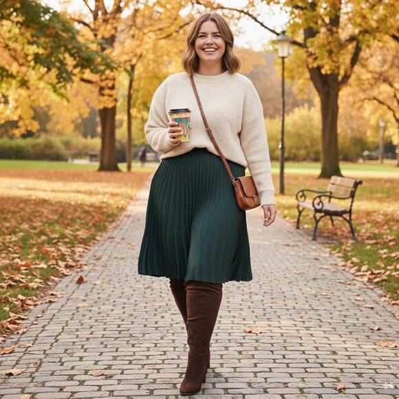 Women Coffee Faux Suede Chunky ​​Block Heel Round Toe Fall Side Zipper Boot - Picture 6 of 6